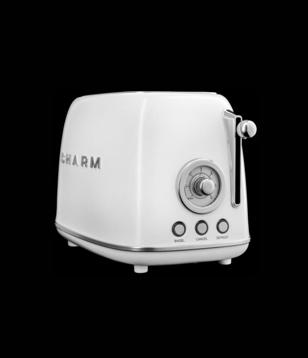 White Retro Toaster - Image 3